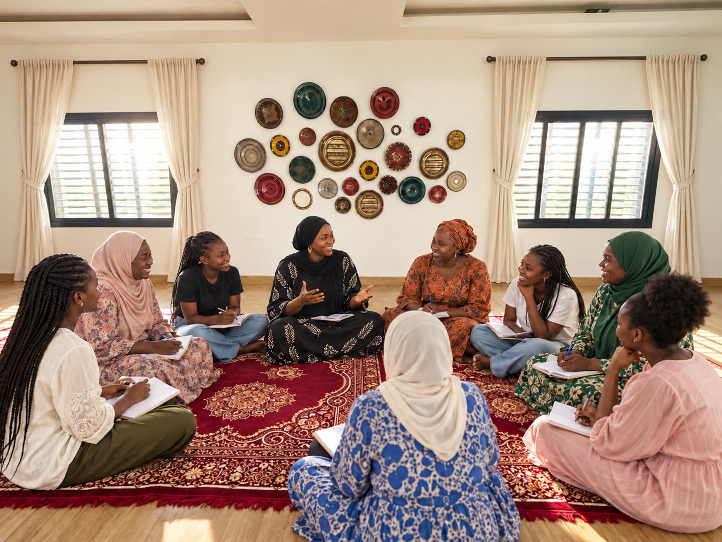 Un cercle de partage intergénérationnel à la Villa Diarra